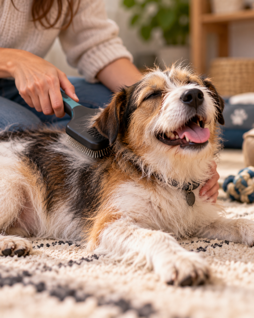 ¿Qué cepillo necesita mi perro según su tipo de pelo?