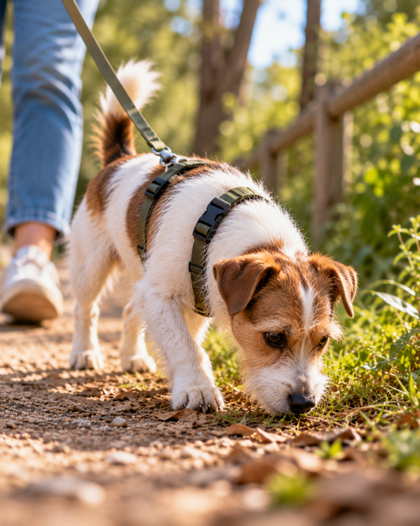 El paseo de tu perro no es solo caminar: también necesita olfatear